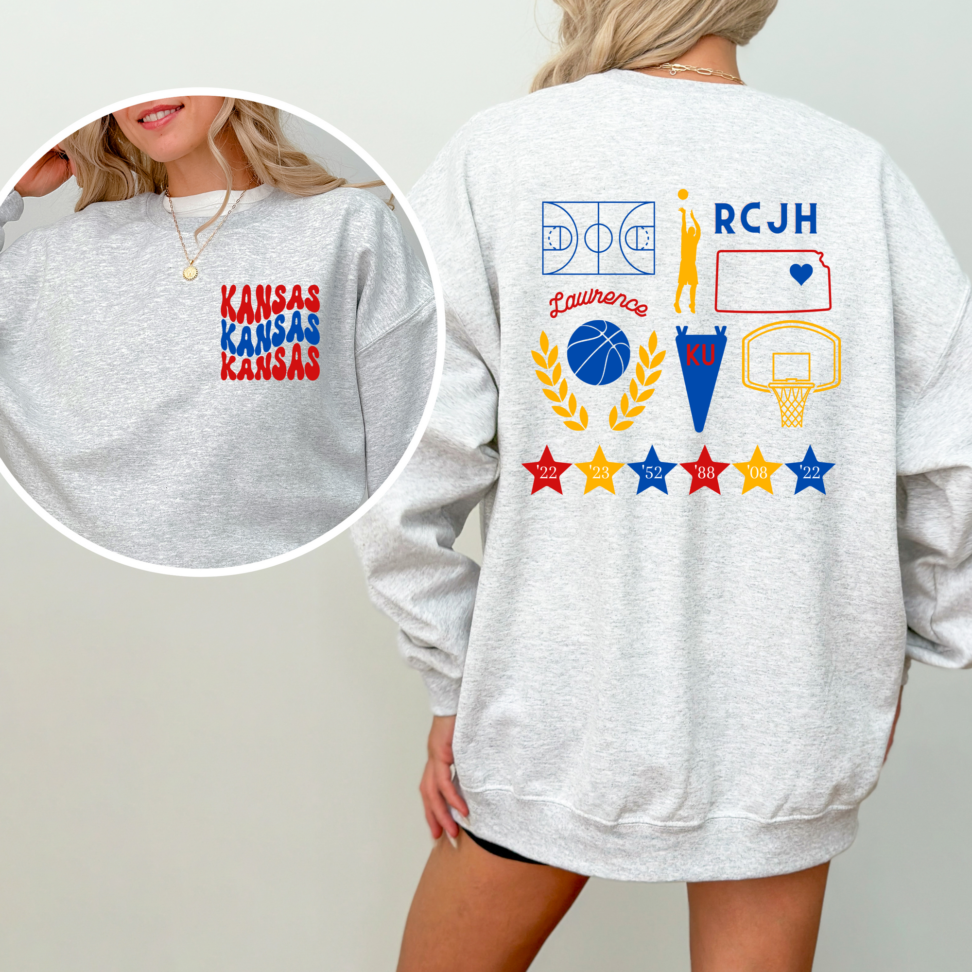 Kansas RCJH Retro Tee OR Sweatshirt
