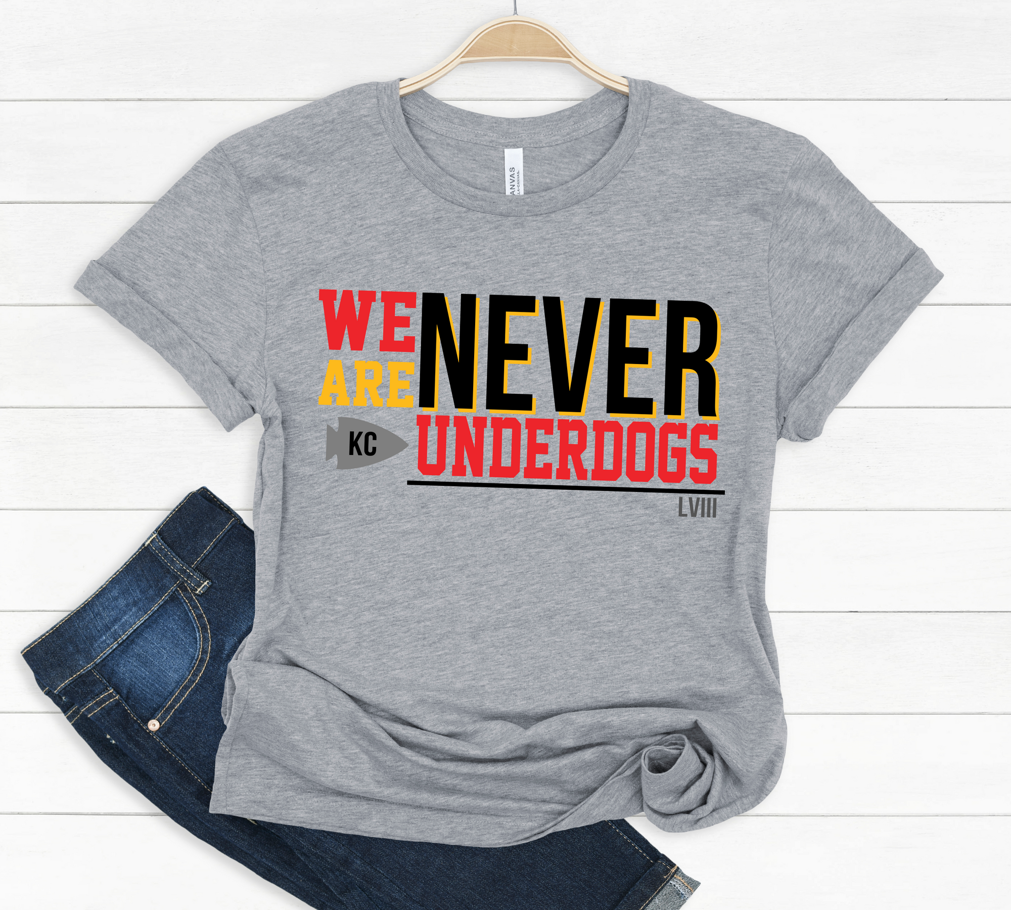 We are Never Underdogs Tee OR Sweatshirt