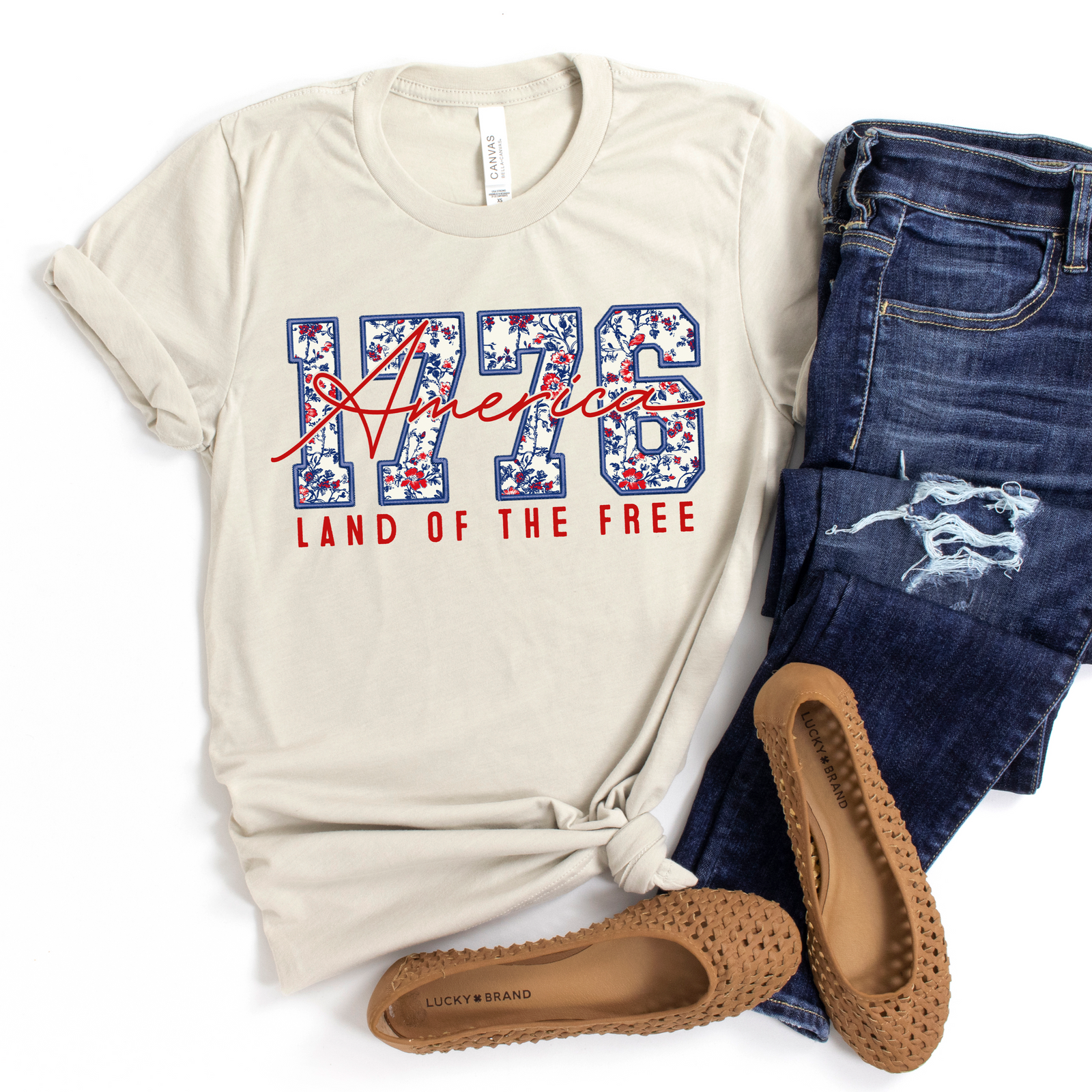 1776 Land of the Free Tee