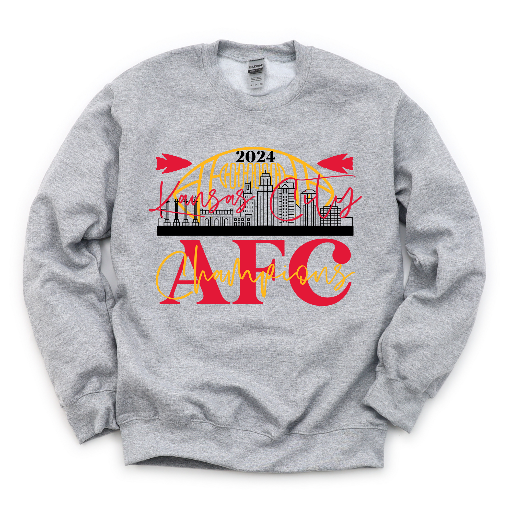 2024 Kansas City AFC Champions Tee OR Sweatshirt