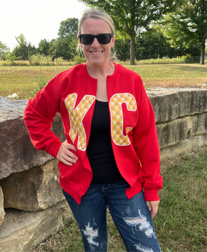KC Cut Sweatshirt Cardigans