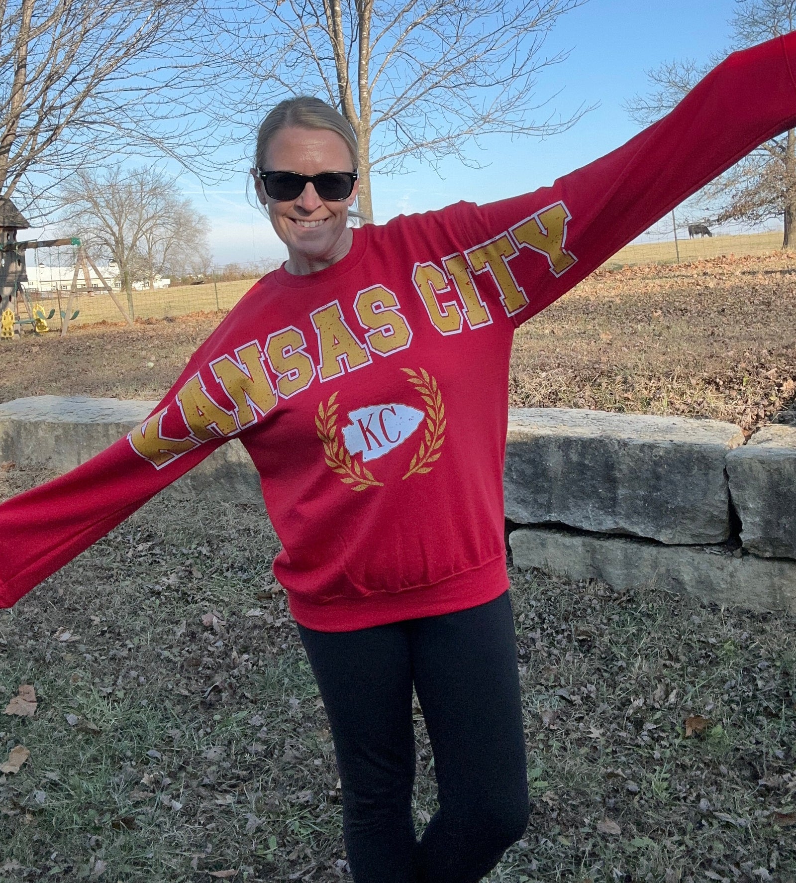 Kansas City Oversized Crest Sweatshirt
