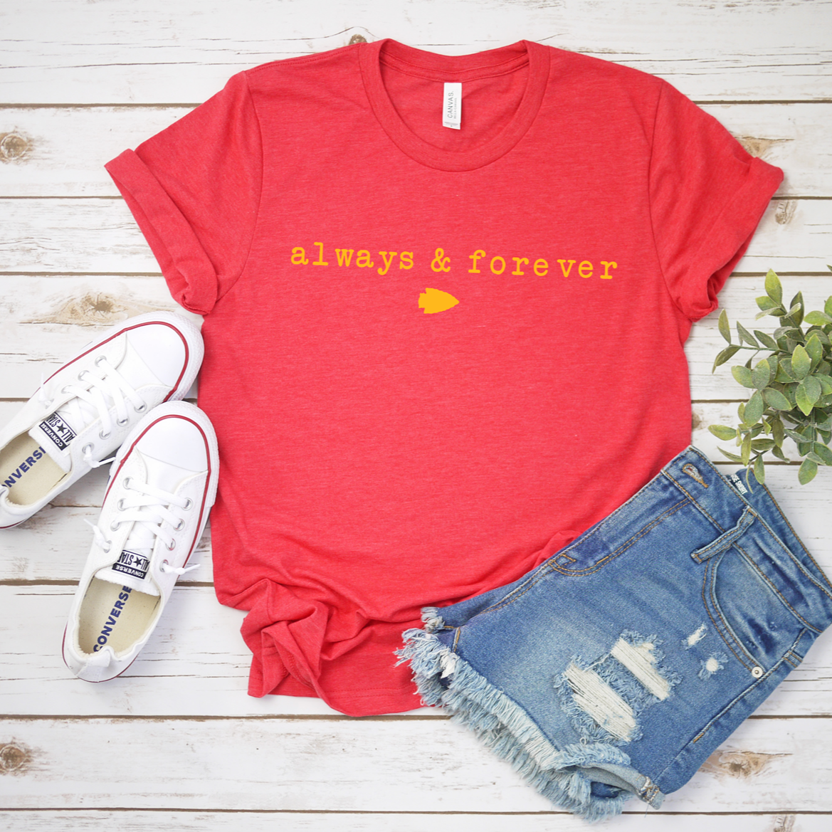 Always Forever Arrowhead Tee OR Sweatshirt