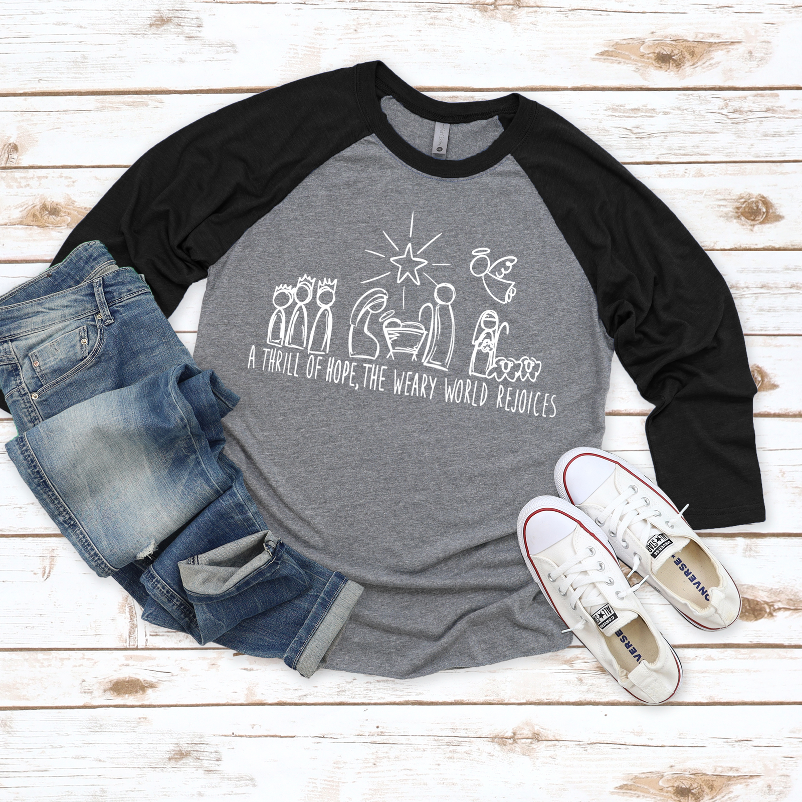 A Thrill of Hope Raglan Tee