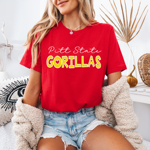 Pitt State Red Tee OR Sweatshirt