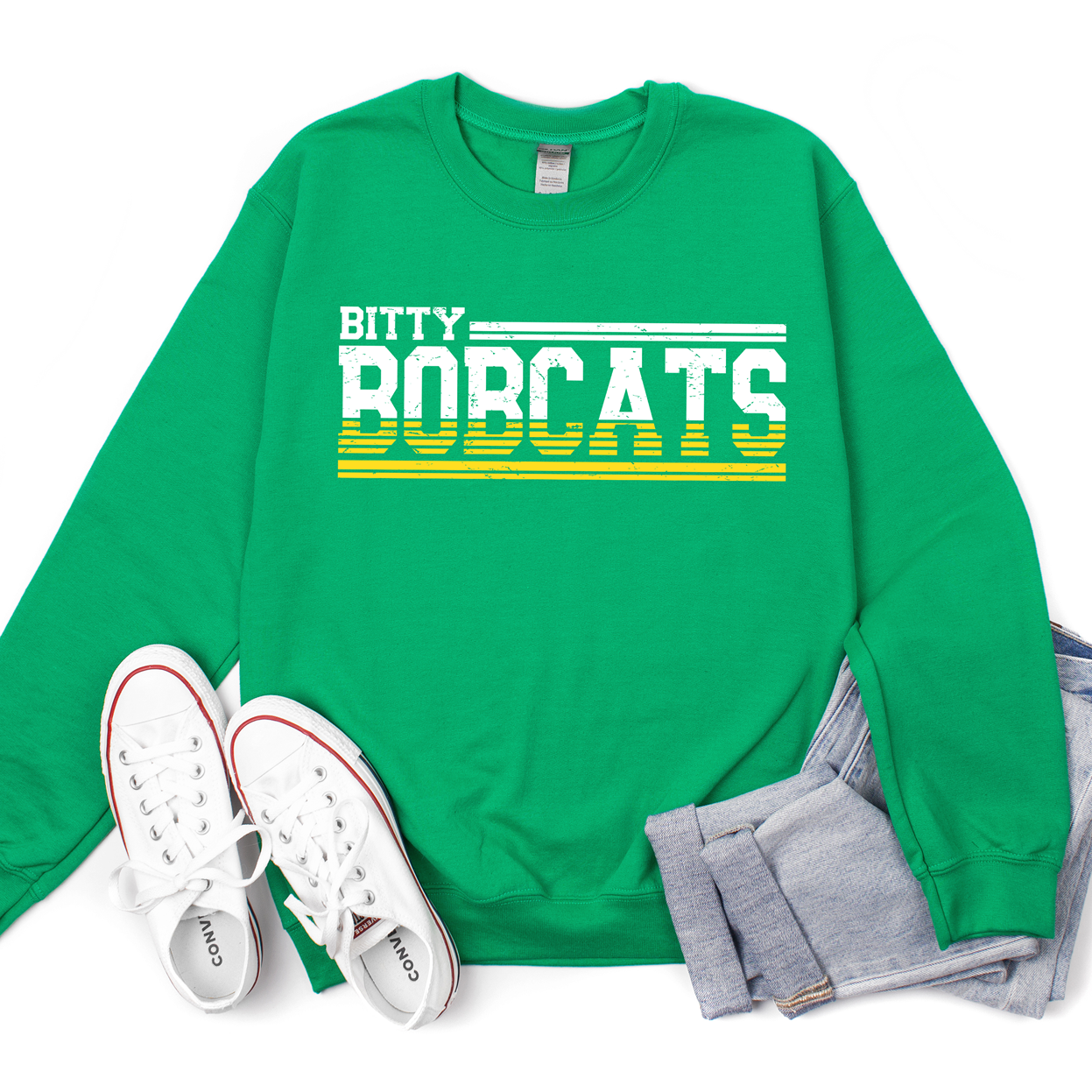 Bitty Bobcats Stripes - ELC Staff Spirit Wear