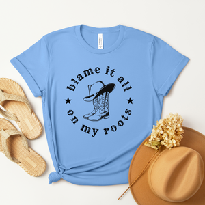 Blame It On My Roots Circle Tee