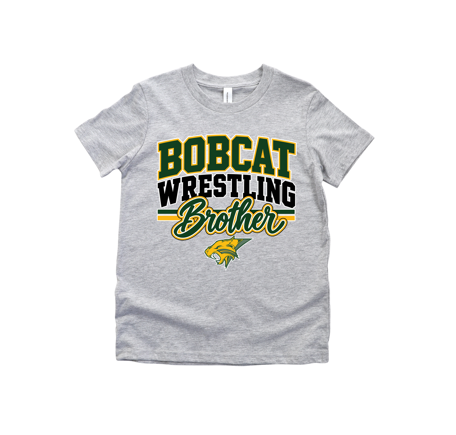 Bobcat Wrestling Brother or Sister Tee or Sweatshirt