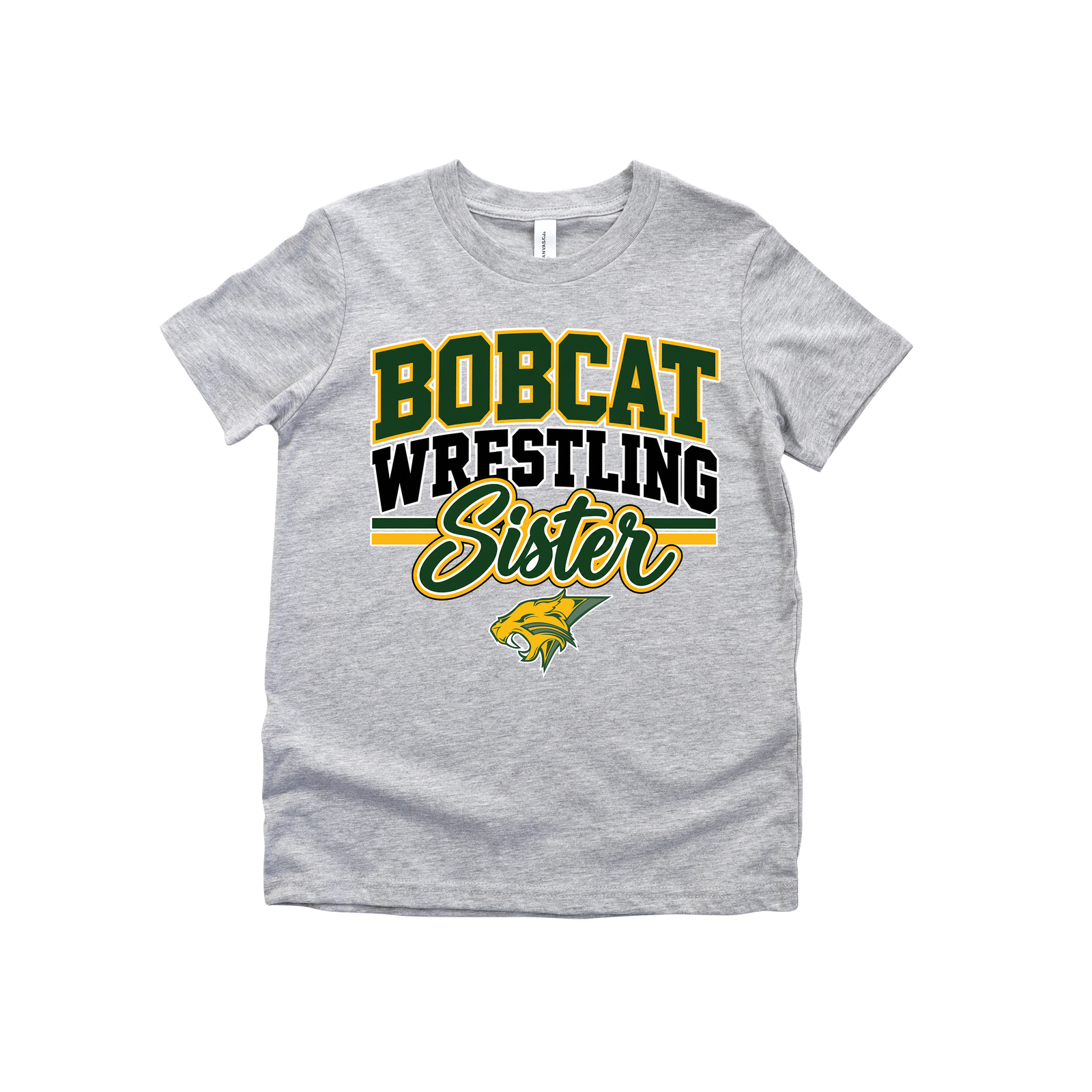 Bobcat Wrestling Brother or Sister Tee or Sweatshirt