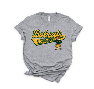 Gray Hawk or Bobcats Gray Swoosh Tee or Sweatshirt