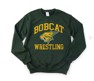 Bobcat Wrestling Tee or Sweatshirt
