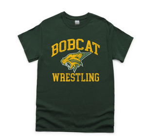 Bobcat Wrestling Tee or Sweatshirt