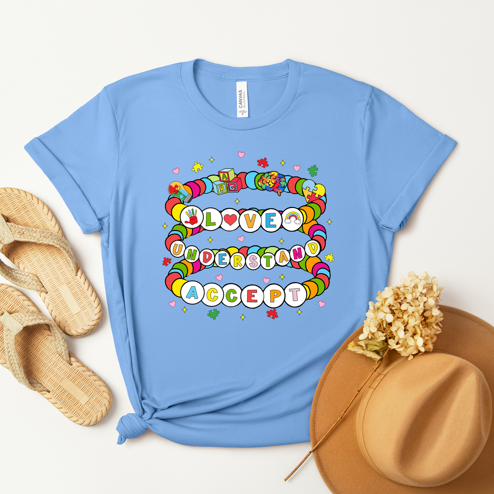 Autism Bracelet Stack Tee