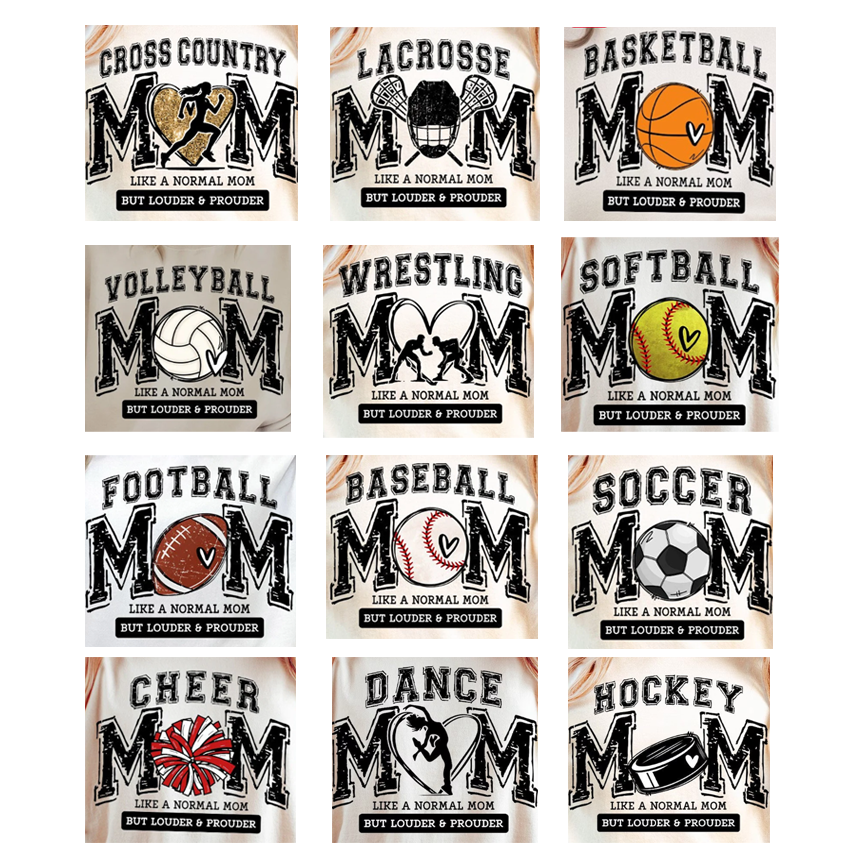 Louder and Prouder Mom Crew Sweatshirt - MULTIPLE SPORTS