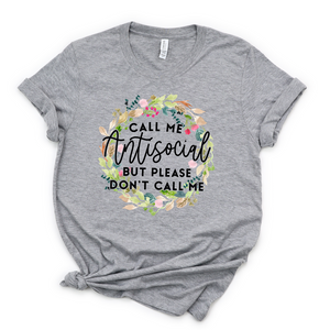 Call Me Antisocial Tee