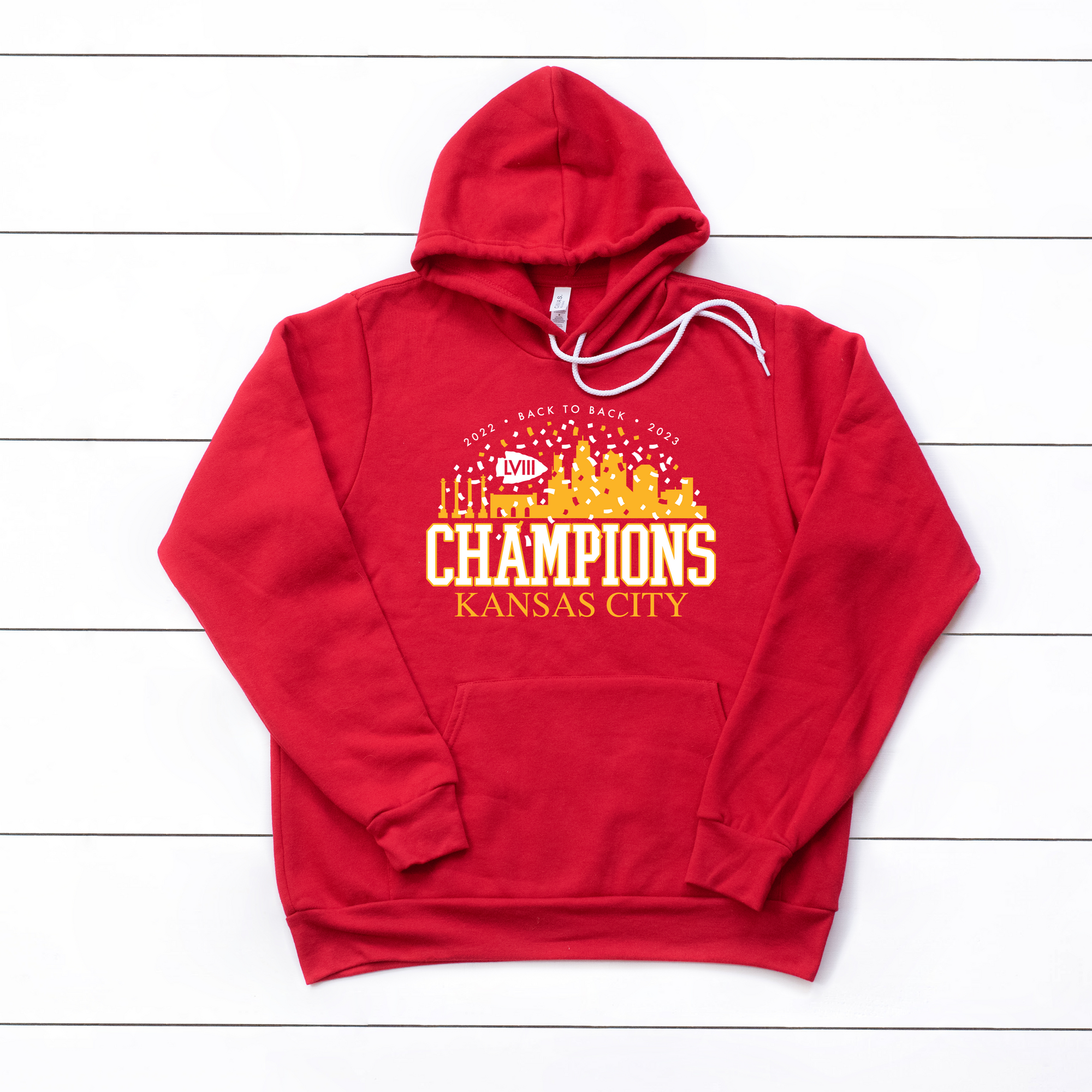 Kansas City Champions Confetti Tee OR Sweatshirt