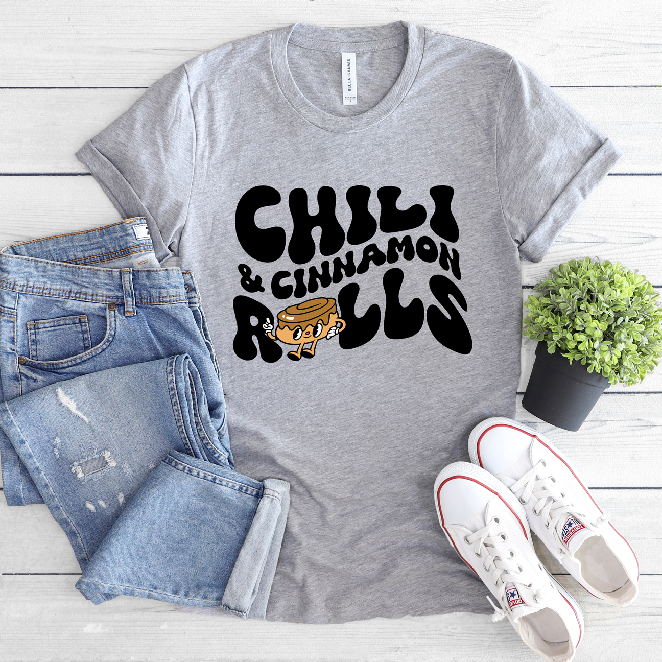 Chili and Cinnamon Rolls Tee OR Sweatshirt