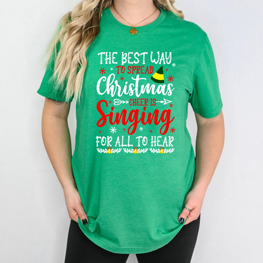 Spread Christmas Cheer Elf Tee or Sweatshirt