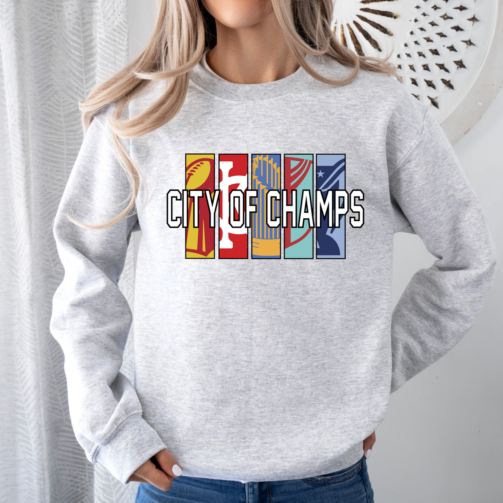 City of Champs 5 Teams Tee OR Sweatshirt