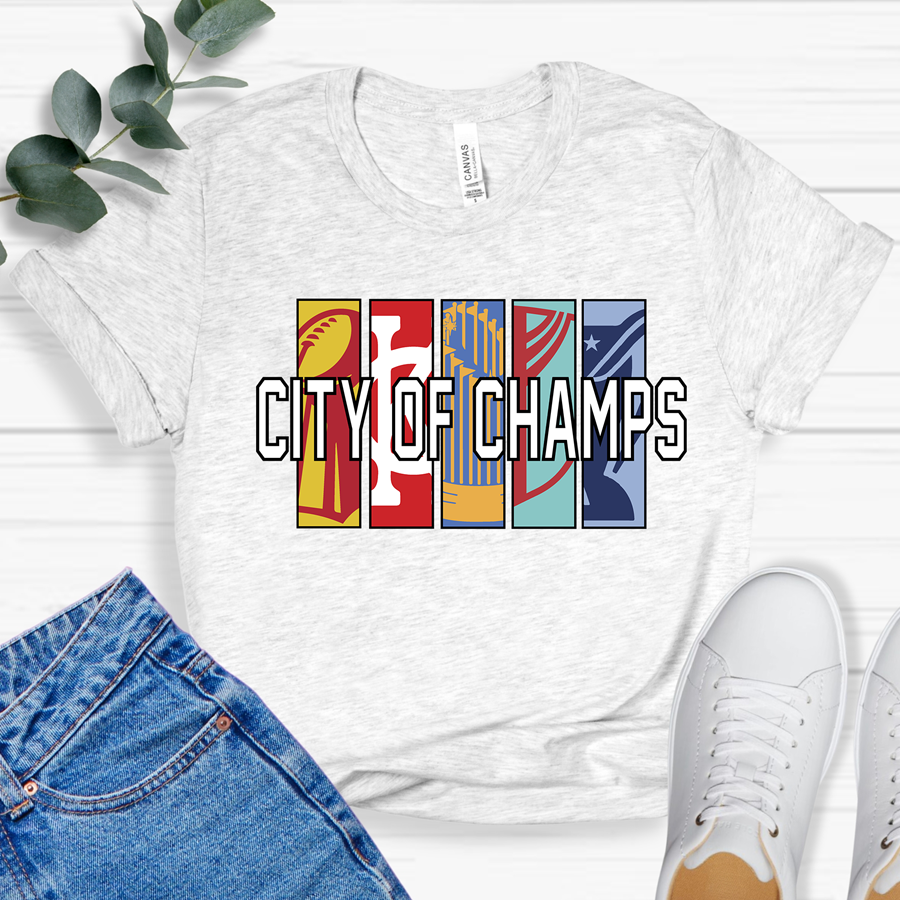 City of Champs 5 Teams Tee OR Sweatshirt