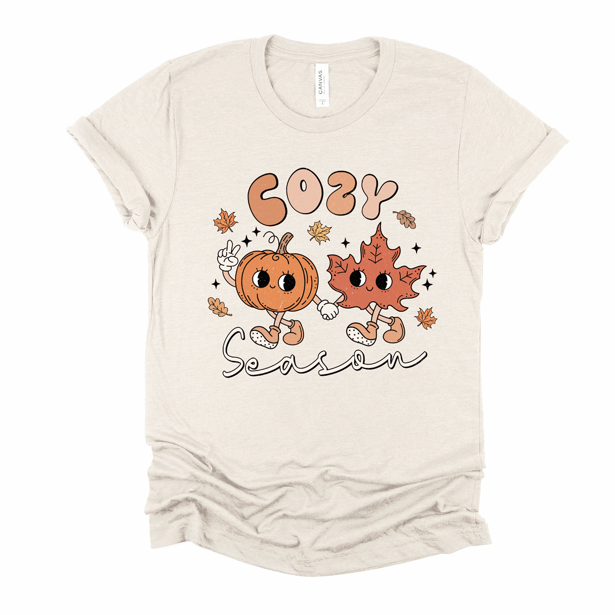 Cozy Season Leaves Tee OR Sweatshirt