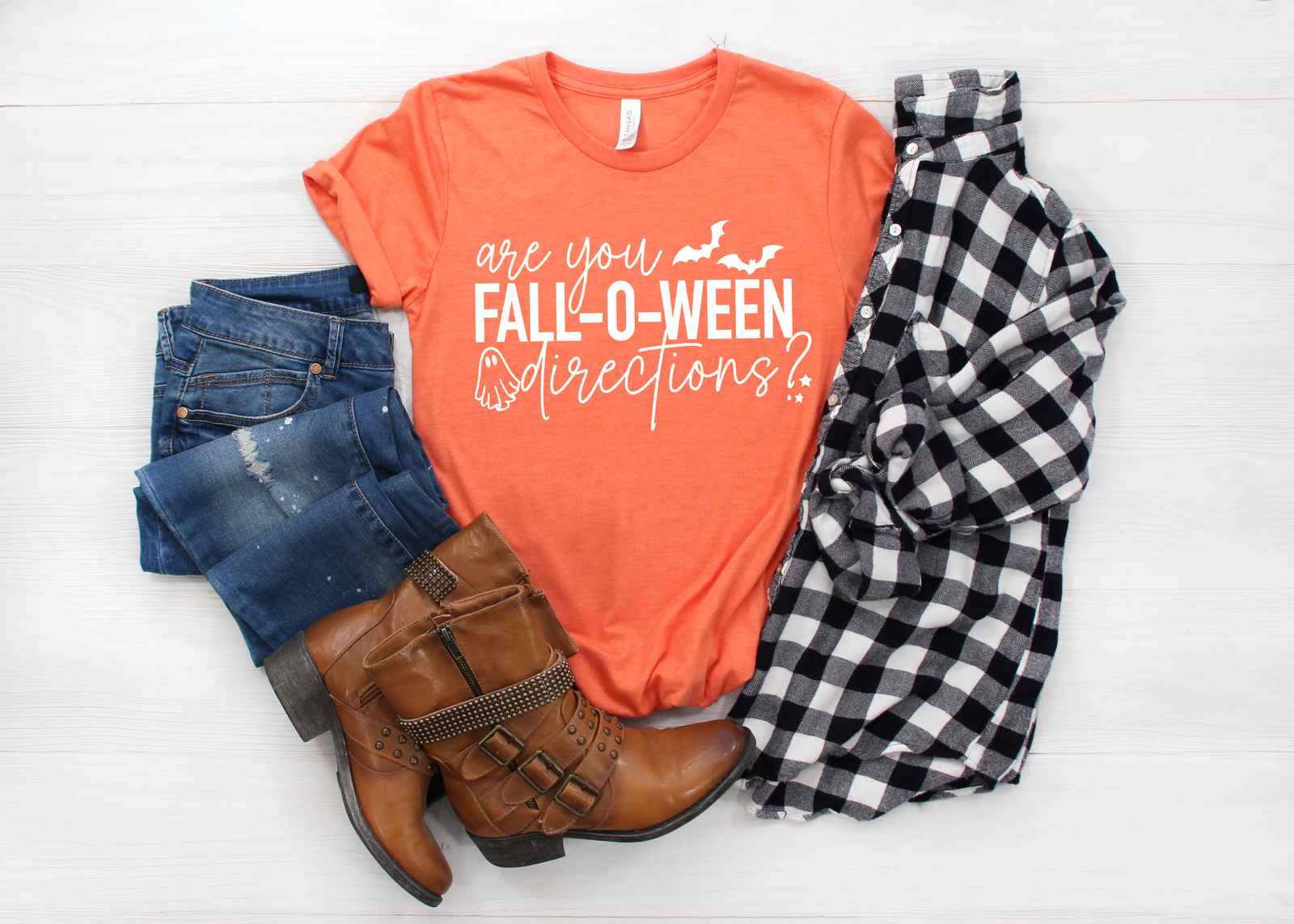 Fall-O-Ween Directions Tee