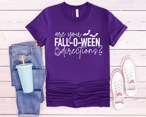 Fall-O-Ween Directions Tee