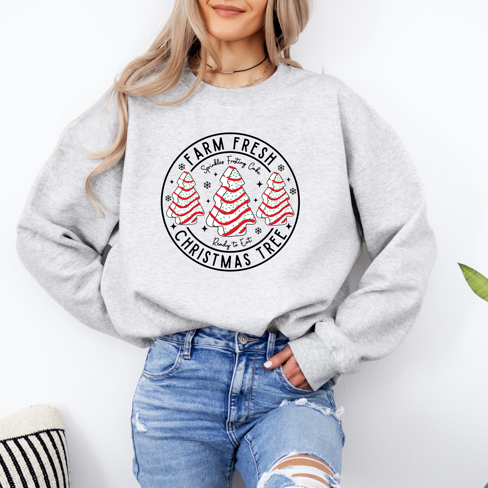 Farm Fresh Christmas Tree Cake Tee or Sweatshirt