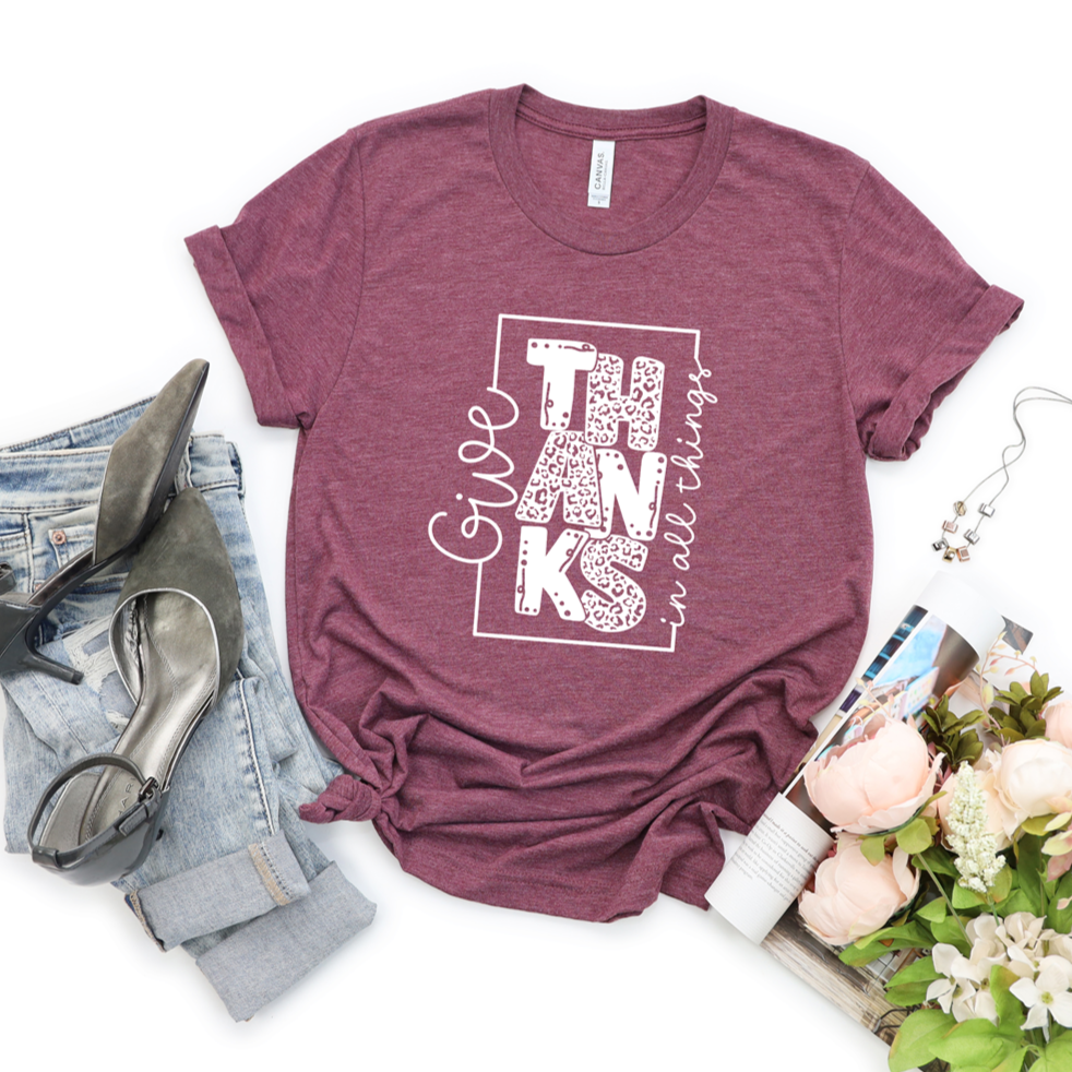 Give Thanks All the Things Tee OR Sweatshirt