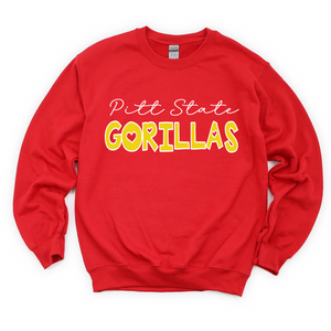 Pitt State Red Tee OR Sweatshirt