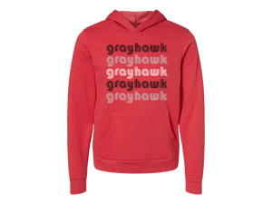 Gray Hawk or Bobcats Retro Repeat Tee or Sweatshirt