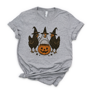 Halloween Chickens Tee or Sweatshirt