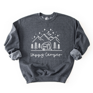 Happy Camper Sky Tee or Sweatshirt