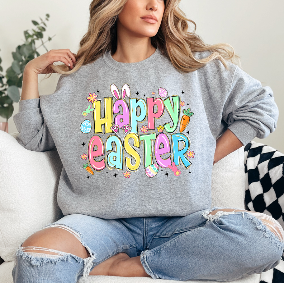 Happy Easter Neon Tee or Sweatshirt