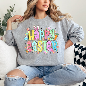 Happy Easter Neon Tee or Sweatshirt
