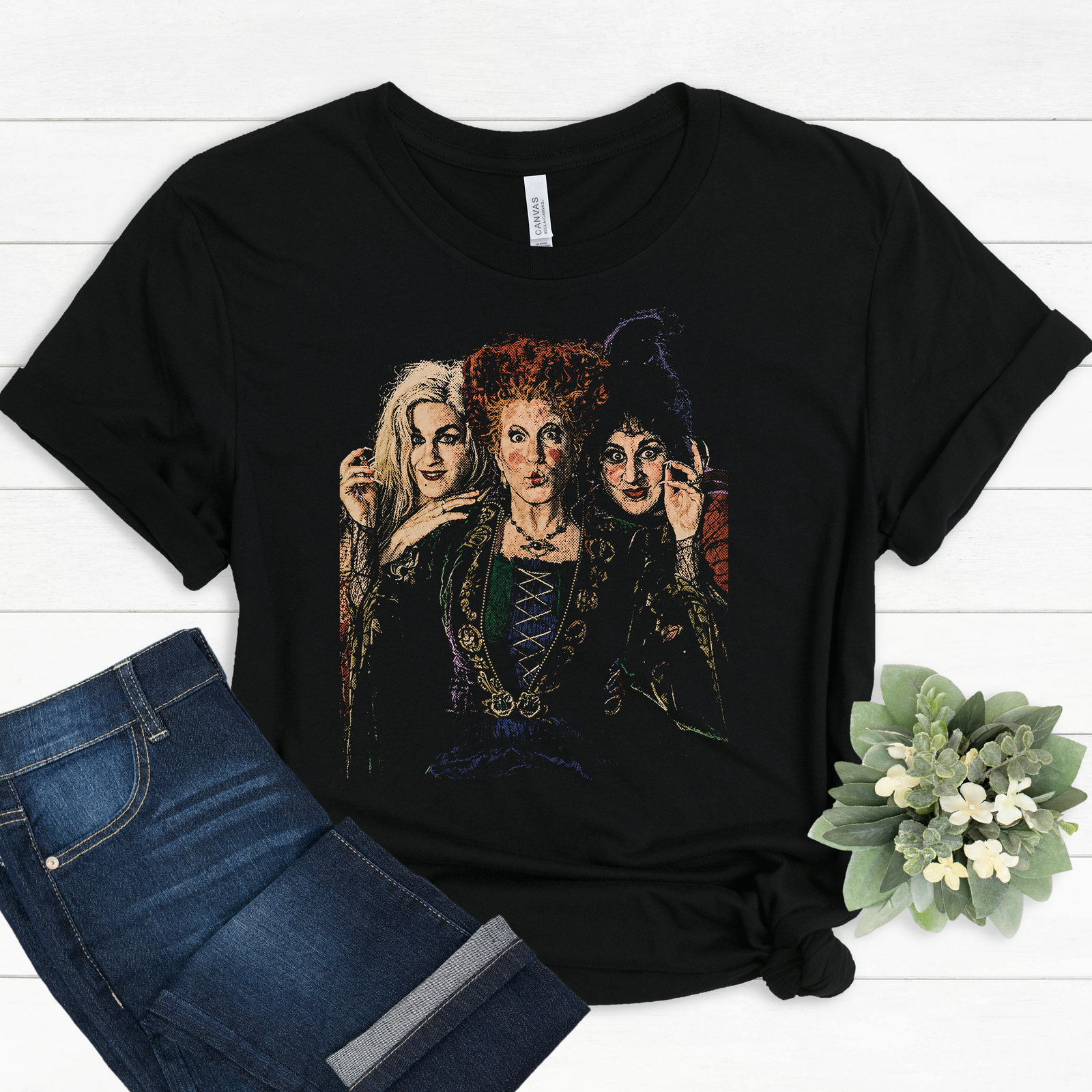 Hocus Pocus Vintage Faces Tee