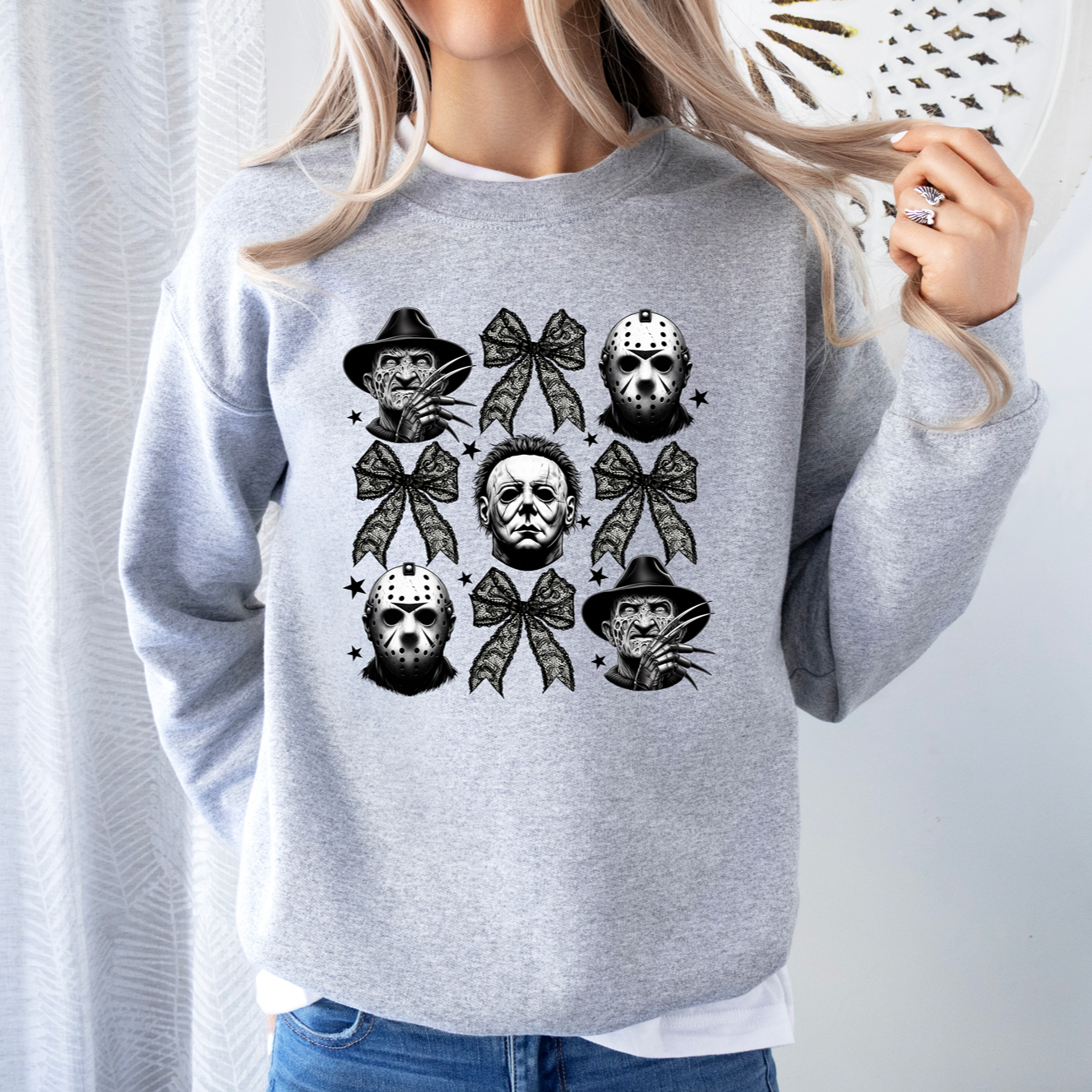 Horror Coquette Bows Tee or Sweatshirt