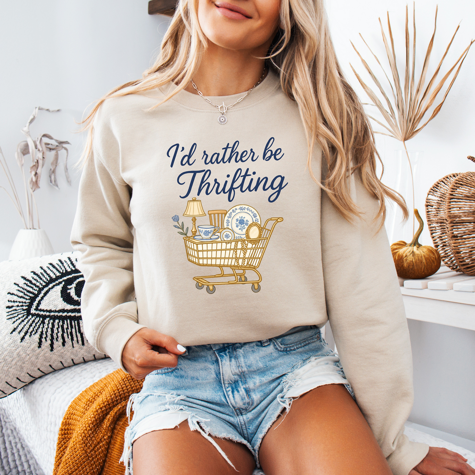 I'd Rather Be Thrifting Tee or Sweatshirt