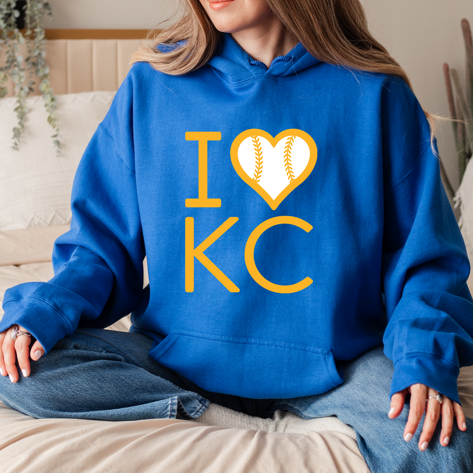 I Heart KC Baseball Tee OR Sweatshirt