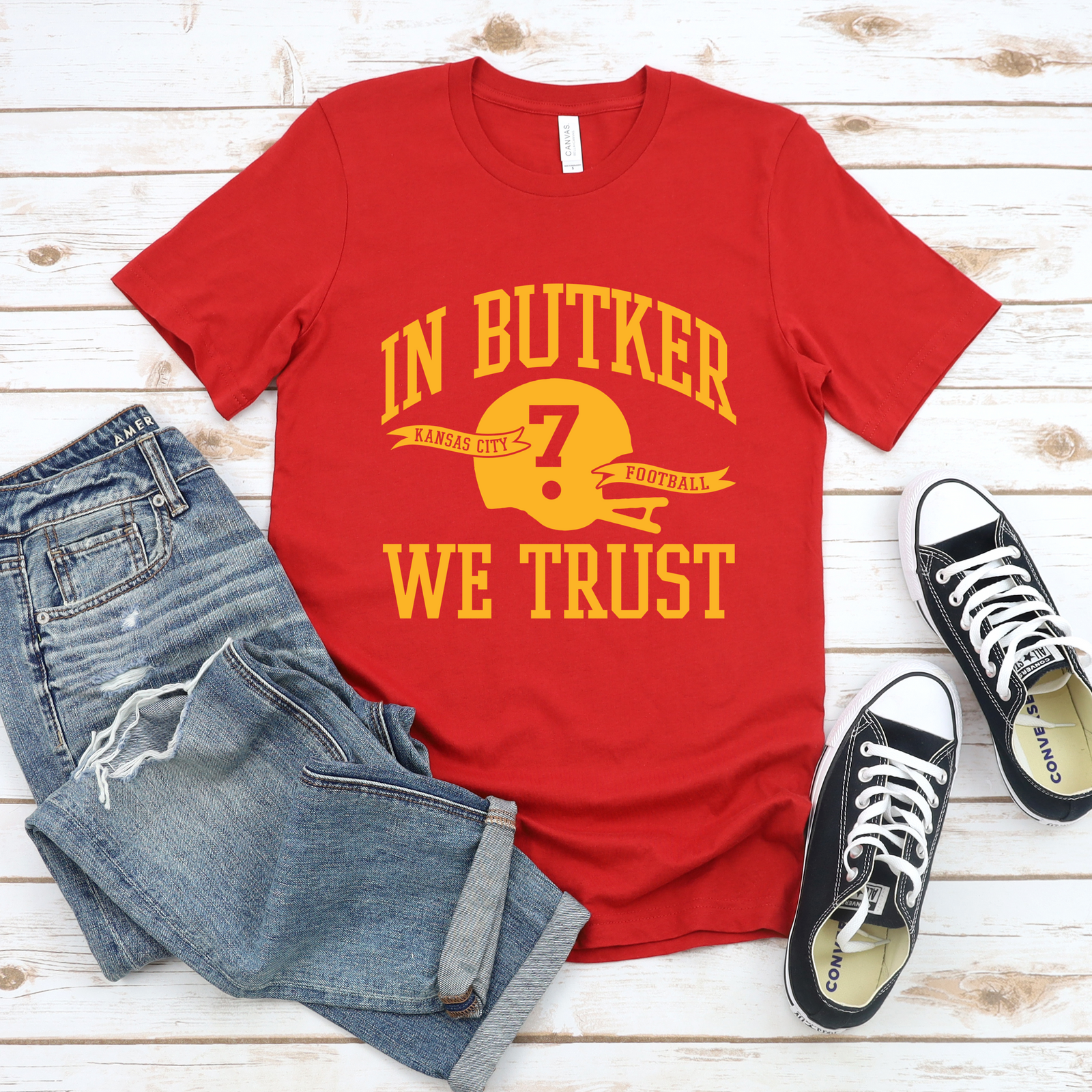 In Butker We Trust Helmet Tee