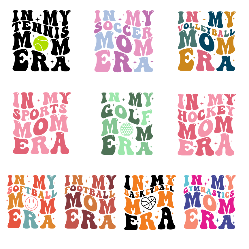 In My Sports Mom Era Tee - MULTIPLE SPORTS