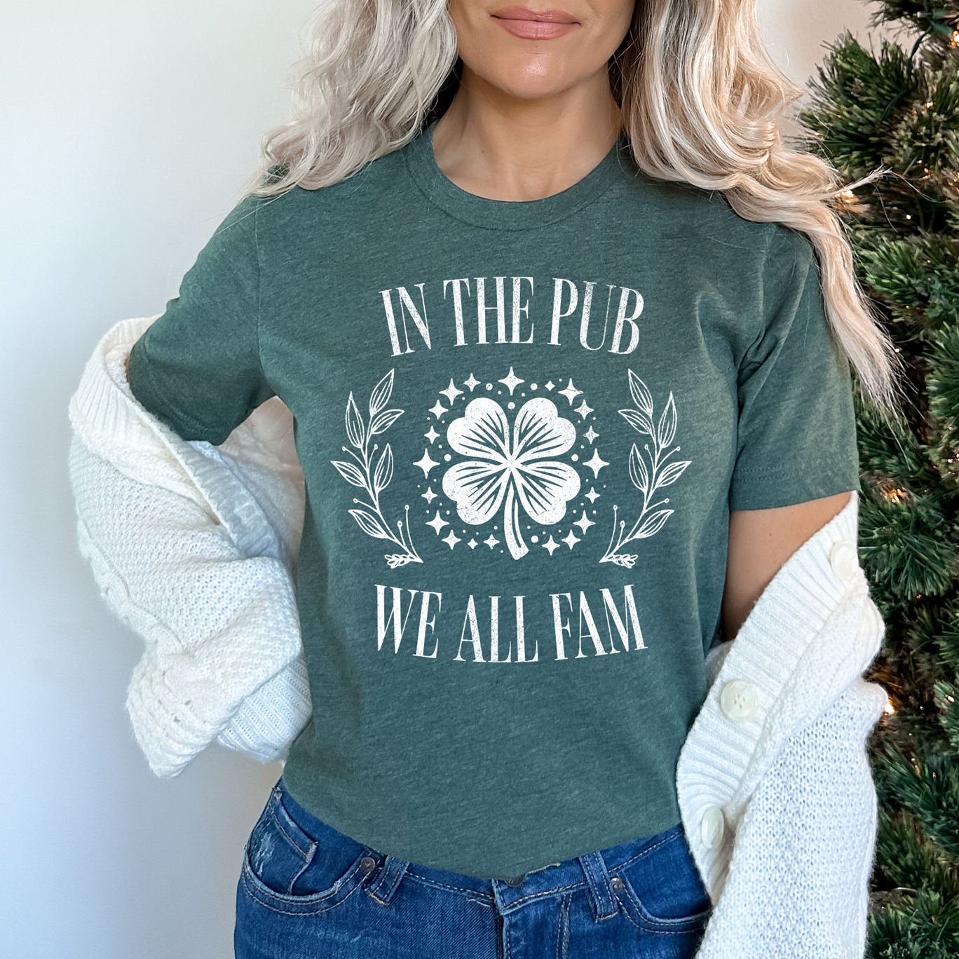 In the Pub We All Fam Tee or Sweatshirt