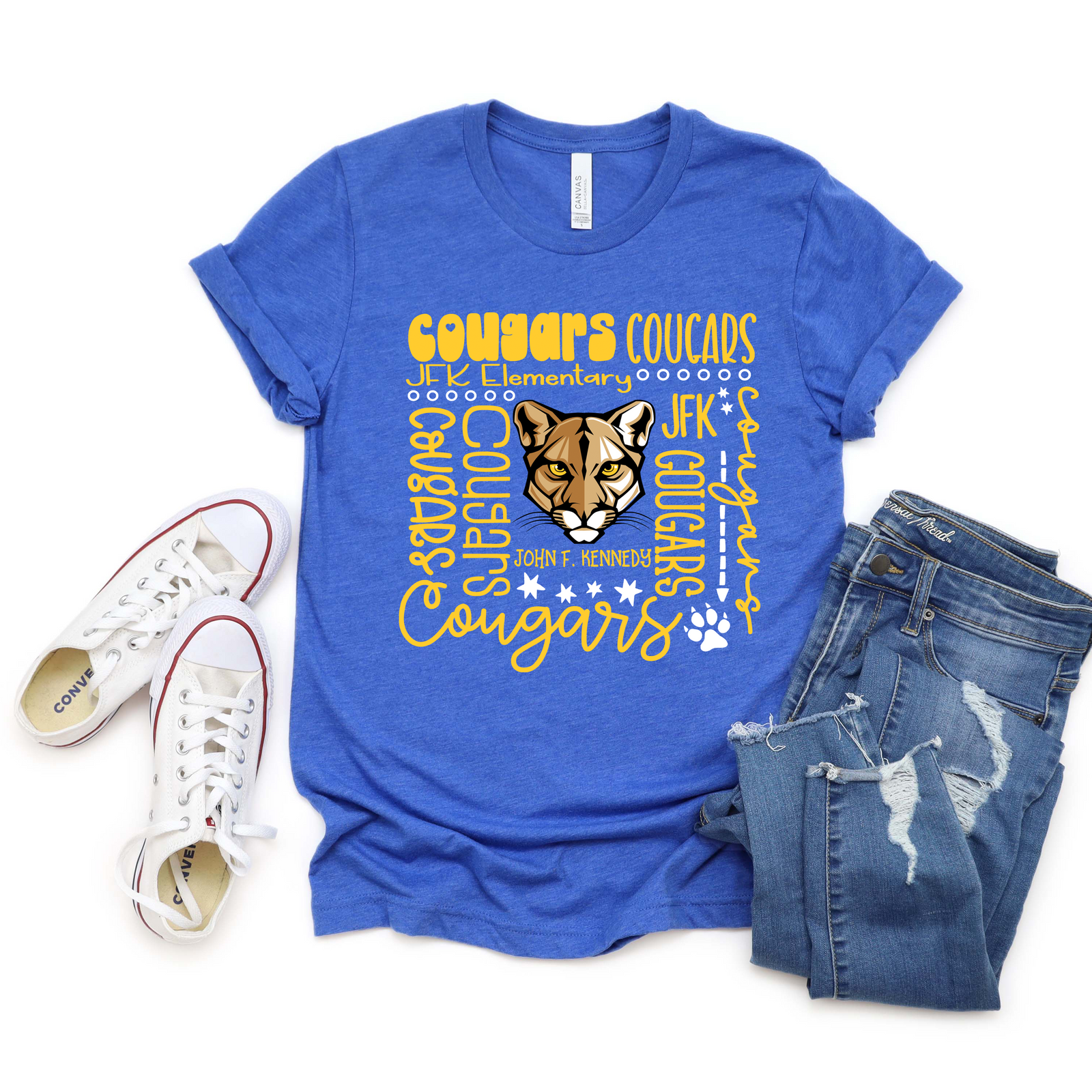 JFK Elementary Cougars Tee