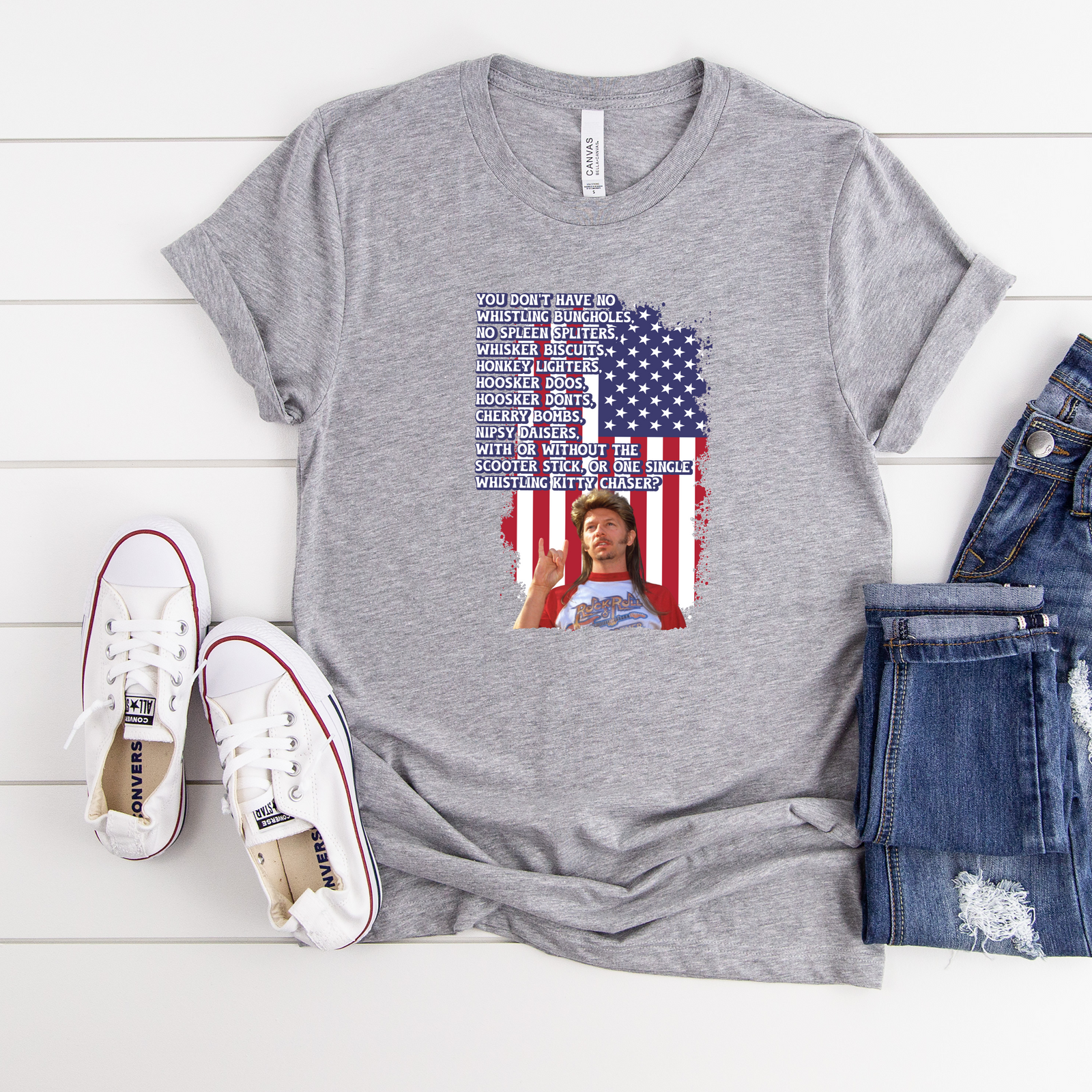 Joe Dirt Whistling Kitty Chaser Tee