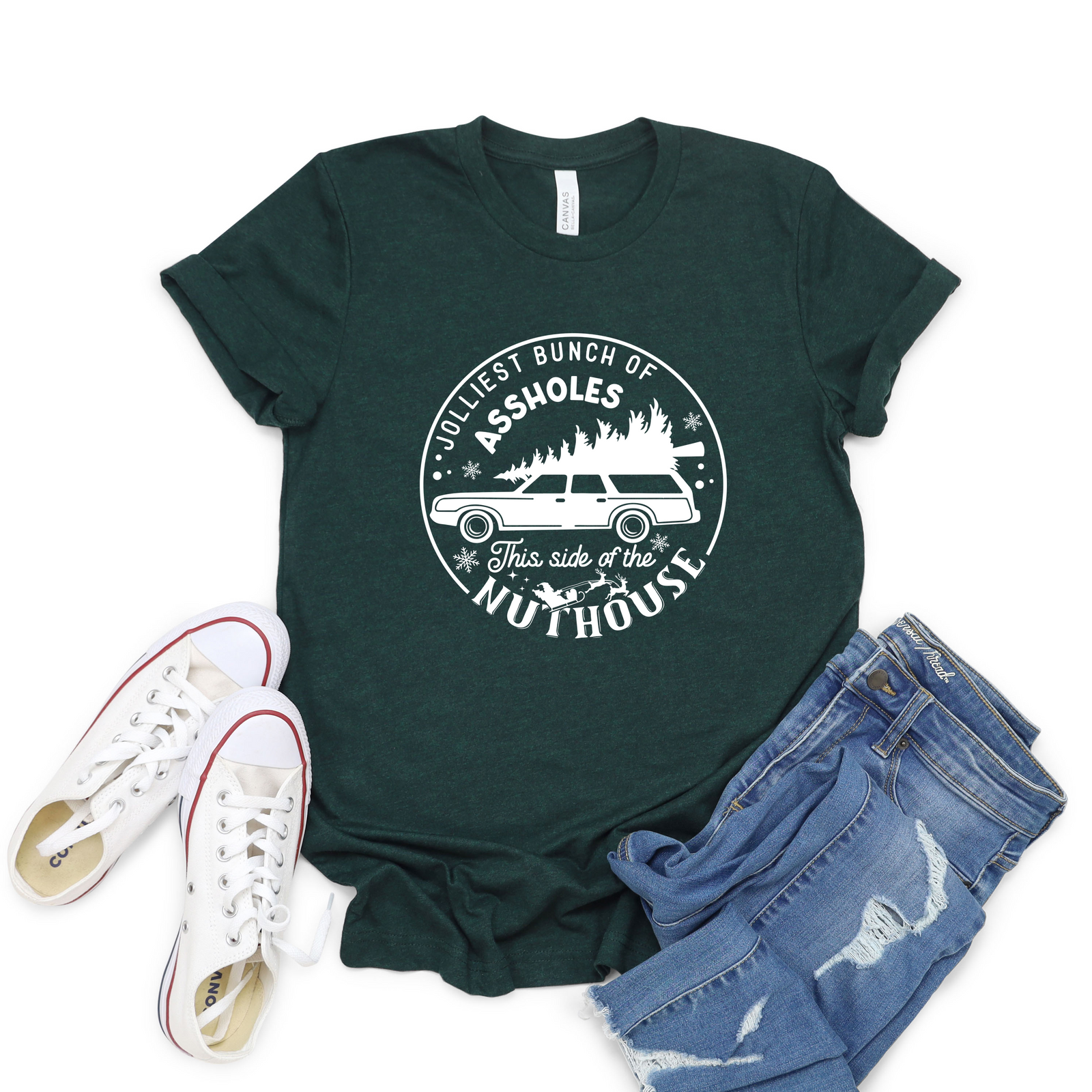 Jolliest A**holes Round Tee or Sweatshirt