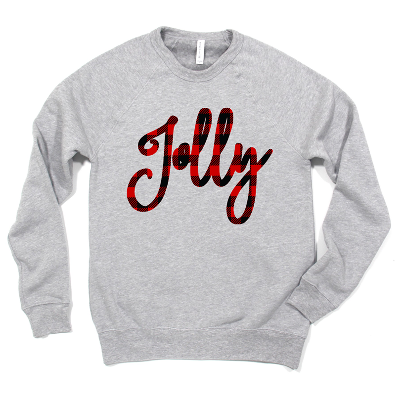 Jolly Plaid Tee or Sweatshirt