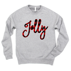 Jolly Plaid Tee or Sweatshirt