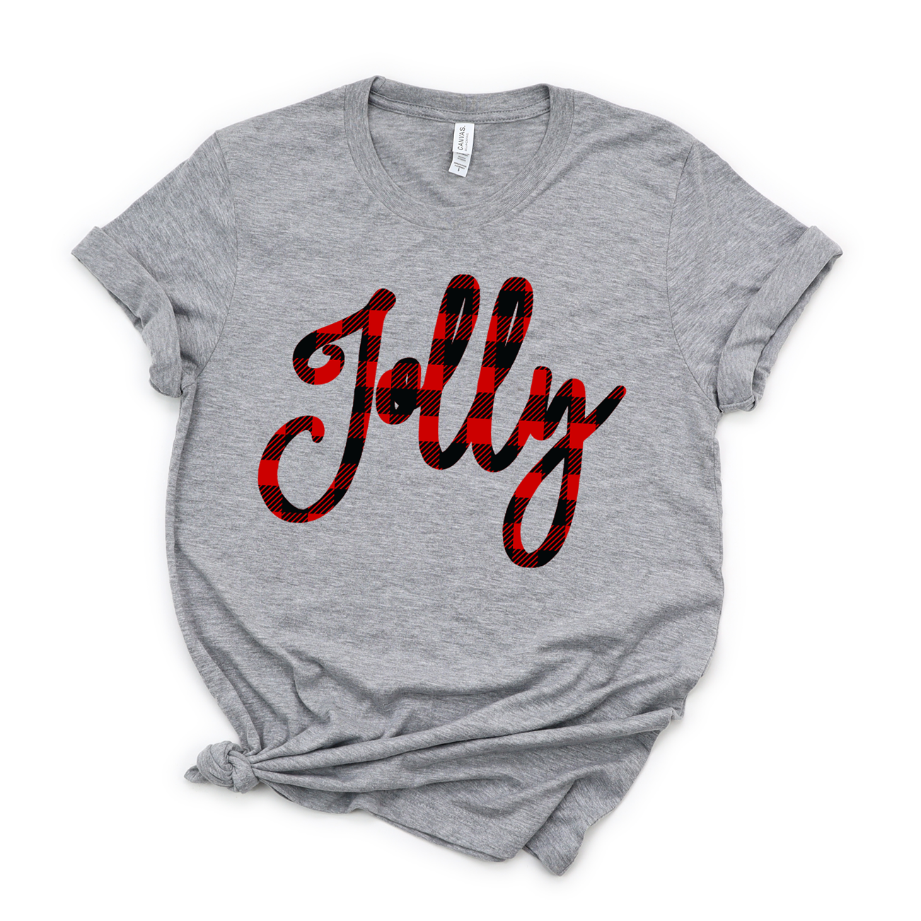 Jolly Plaid Tee or Sweatshirt