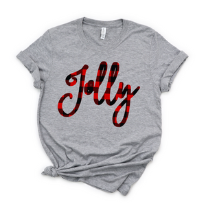 Jolly Plaid Tee or Sweatshirt