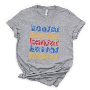 Kansas 70s Retro Tee or Sweatshirt